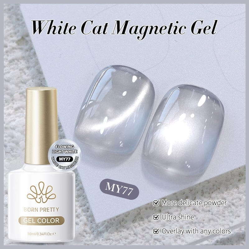 Cat Magnetic Gel Polish 10ml Gel Nail Polish BORN PRETTY MY77 