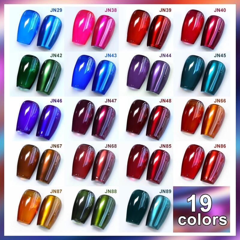 3pcs Metal Effect Gel Set #15 Gel Nail Polish BORN PRETTY 