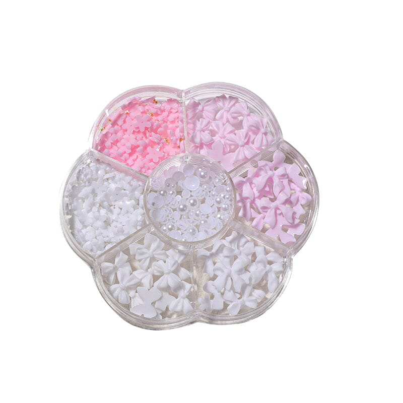 Resin Bowknot #04 Nail Decoration in Wheel Nail Art No Brand 