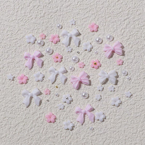 Resin Bowknot #04 Nail Decoration in Wheel Nail Art No Brand 