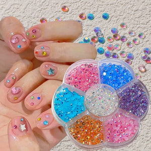 Resin Bowknot #04 Nail Decoration in Wheel Nail Art No Brand 