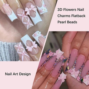 Resin Bowknot #02 Nail Decoration in Wheel Nail Art No Brand 