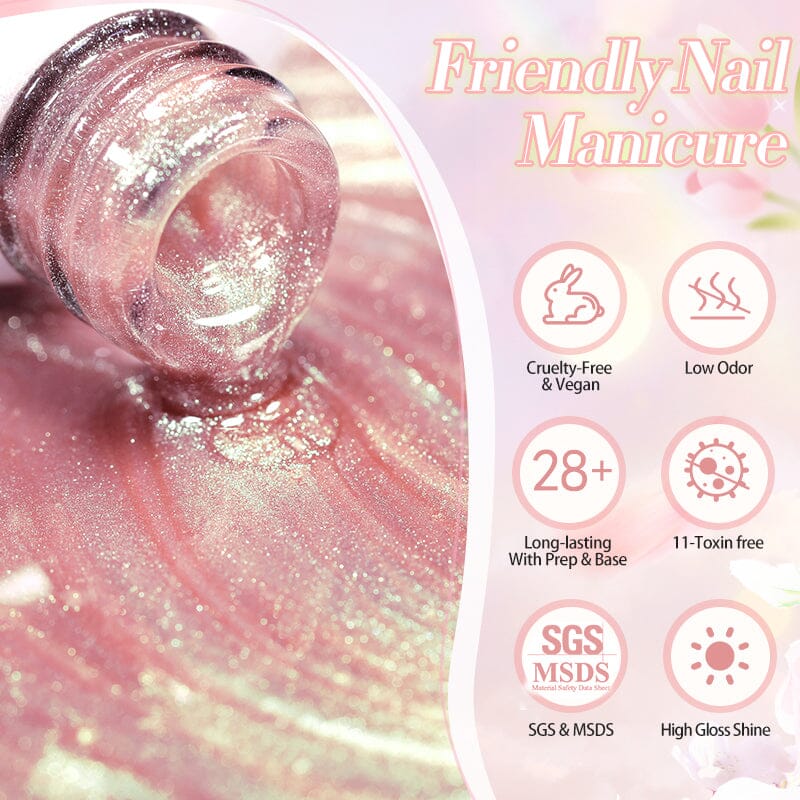 Green Cat Magnetic Gel Wizard of Oz GCM01 10ml Gel Nail Polish BORN PRETTY 