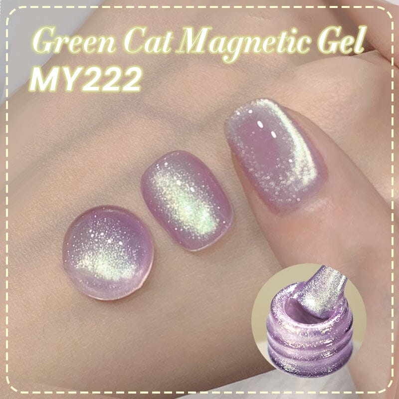 Green Cat Magnetic Gel Wizard of Oz 10ml Gel Nail Polish BORN PRETTY MY222 