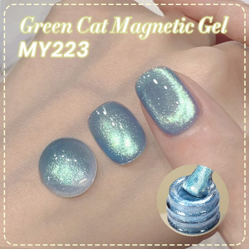 Green Cat Magnetic Gel Wizard of Oz MY223 10ml Gel Nail Polish BORN PRETTY 