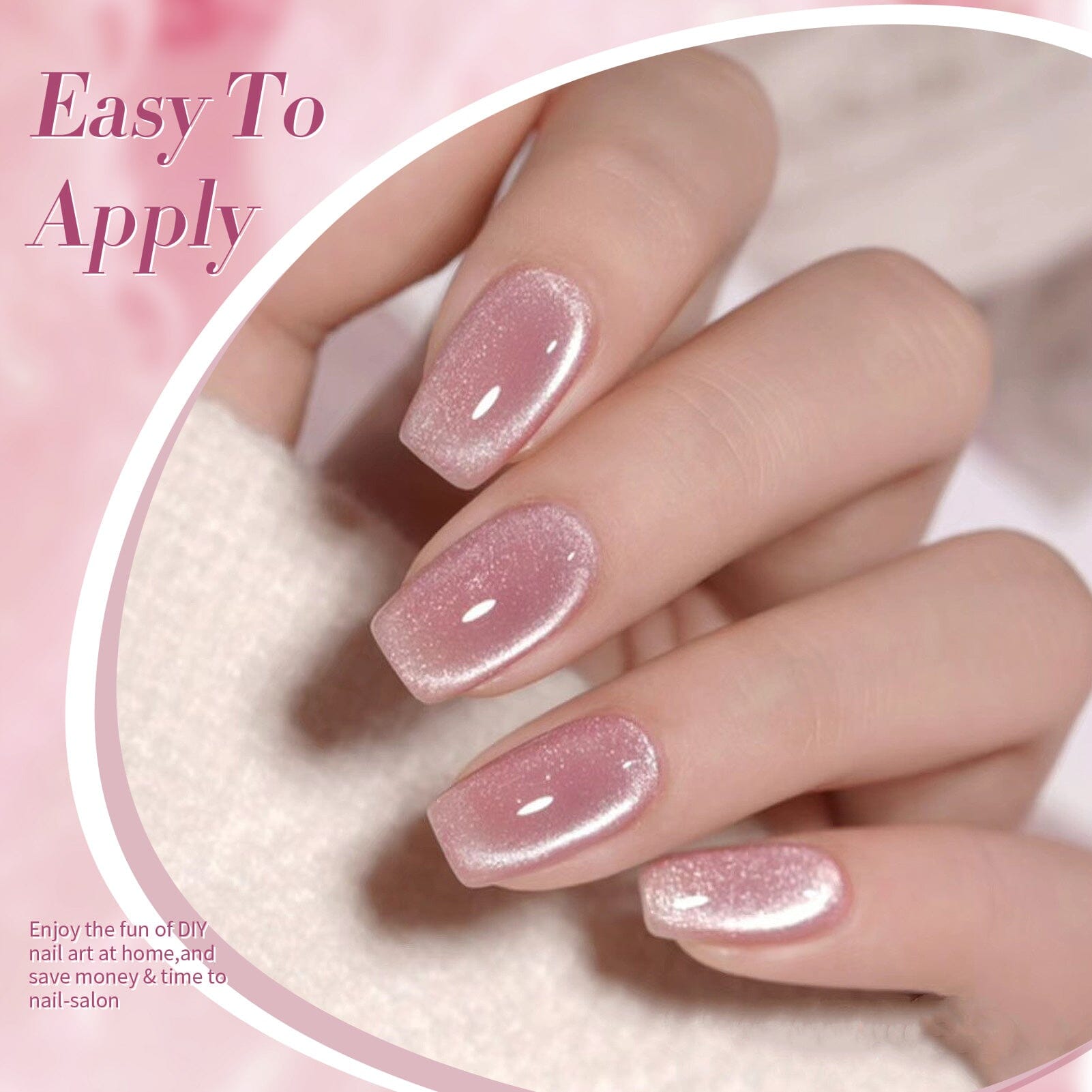 6 Colors Jelly Pink Cat Magnetic Gel Polish Set 7ml Gel Nail Polish BORN PRETTY 