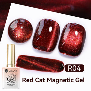 Red Cat Magnetic Gel 15ml Gel Nail Polish UR SUGAR R04 