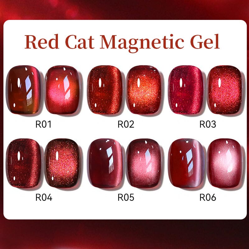 Red Cat Magnetic Gel 15ml Gel Nail Polish UR SUGAR 