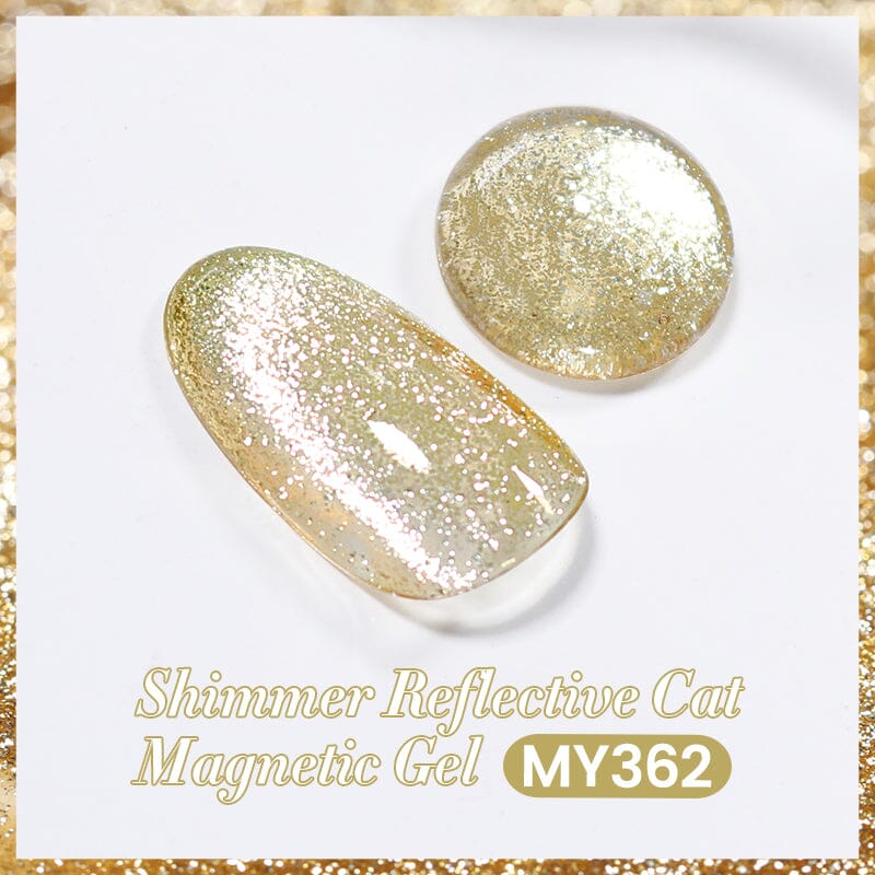 Reflective Cat Magnetic Gel MY362 Quantum Pulse 10ml Gel Nail Polish BORN PRETTY 