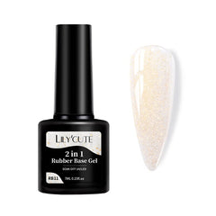 2 in 1 Rubber Base Gel RB11 7ml Base & Top Coat LILYCUTE 