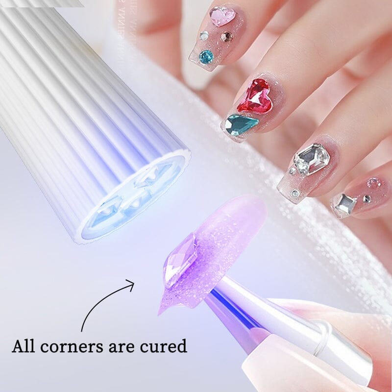 3W White USB Handheld Nail Dryer Lamp Tools & Accessories No Brand 