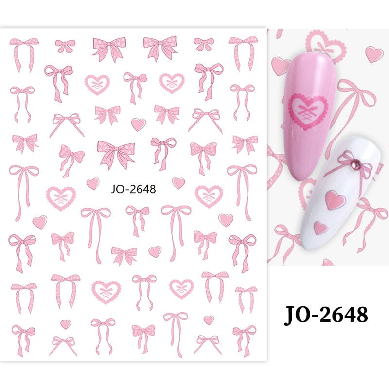 Bowknot 3D Nail Sticker JO-2648 Nail Art No Brand 