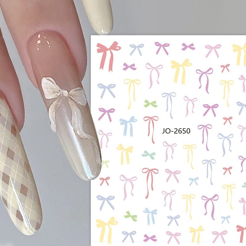 Bowknot 3D Nail Sticker JO-2647 Nail Art No Brand 