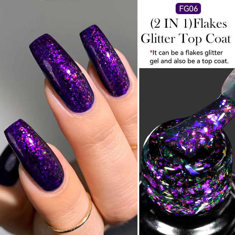 Flakes Glitter Top Coat FG06 7ml