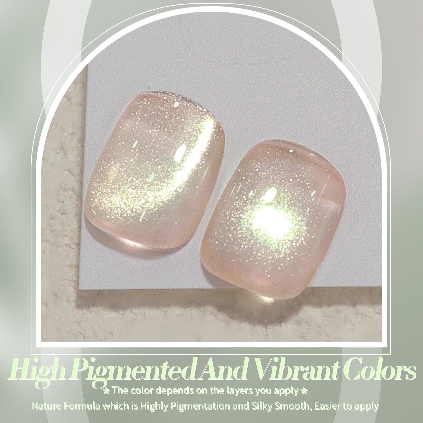 Green Cat Magnetic Gel GCM02 15ml Gel Nail Polish BORN PRETTY 