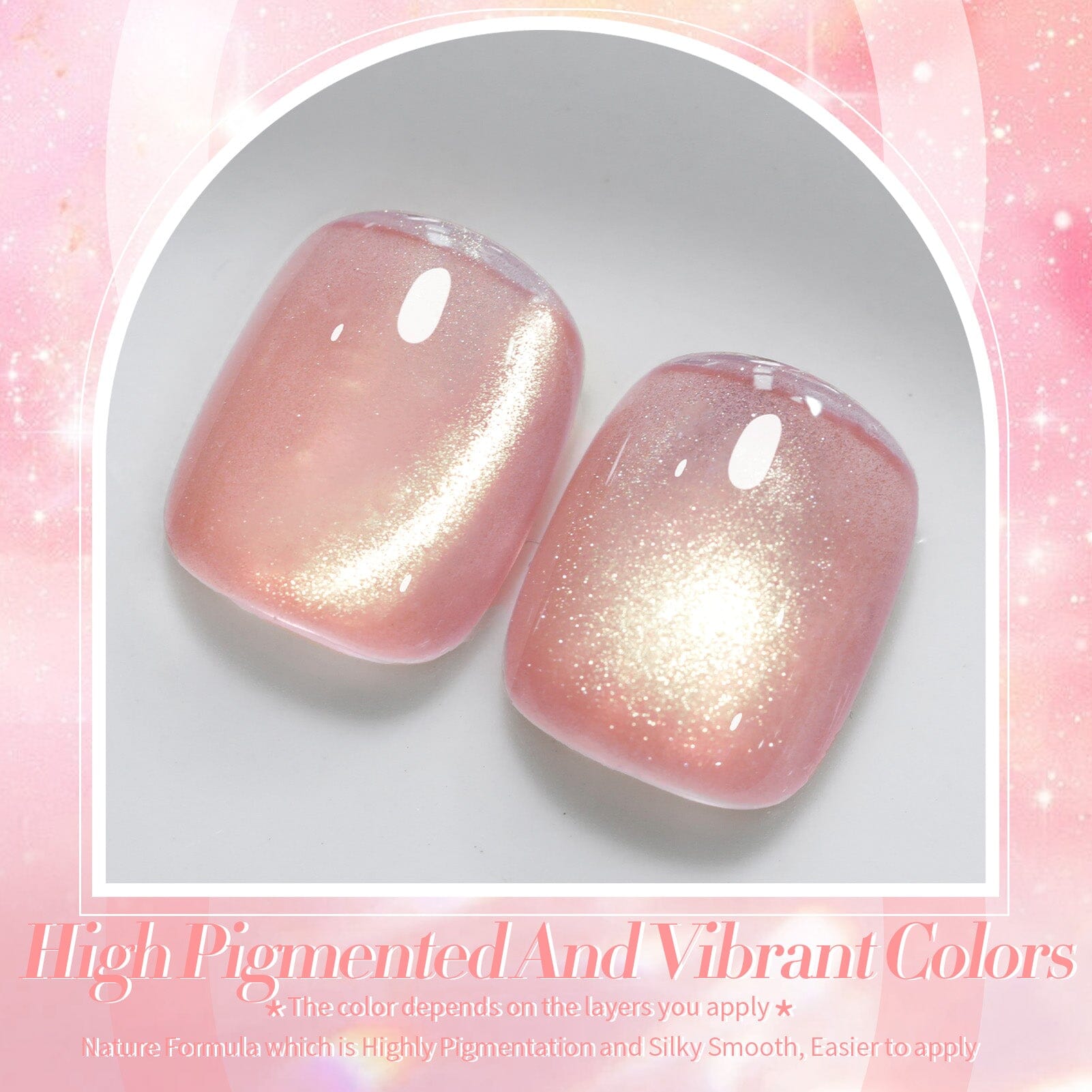 Gold Cat Magnetic Gel GC04 15ml Gel Nail Polish BORN PRETTY 