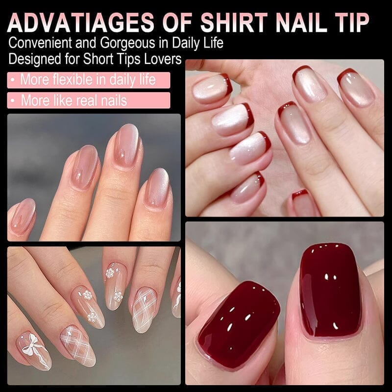 240pcs Almond Semi-Matte False Nail Tips Nail Tips No Brand 