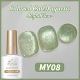 Light Flow Colored Cat Magnetic Gel Polish 10ml Gel Nail Polish BORN PRETTY MY08 