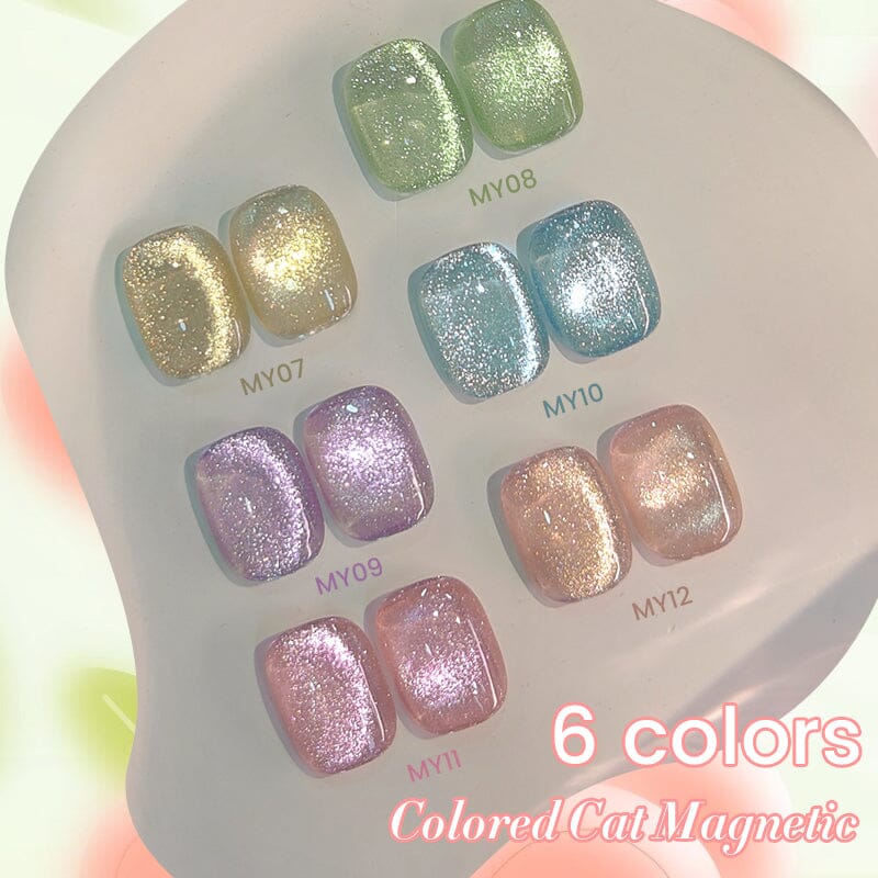 Light Flow Colored Cat Magnetic Gel Polish 10ml Gel Nail Polish BORN PRETTY 