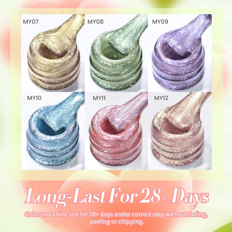 Light Flow Colored Cat Magnetic Gel Polish 10ml Gel Nail Polish BORN PRETTY 