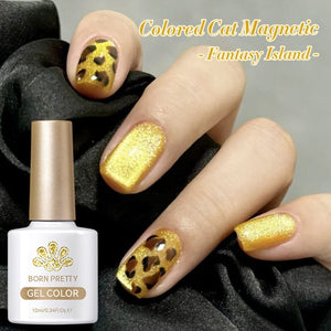 MY14 Fantasy Island Colored Cat Magnetic Gel Polish 10ml Gel Nail Polish BORN PRETTY 