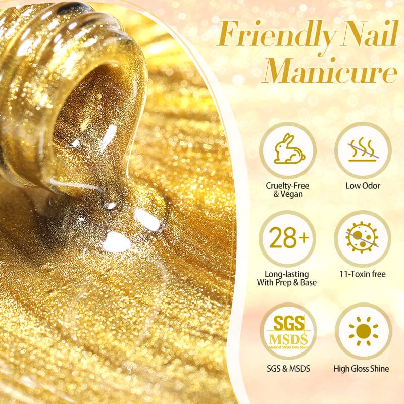 MY14 Fantasy Island Colored Cat Magnetic Gel Polish 10ml Gel Nail Polish BORN PRETTY 