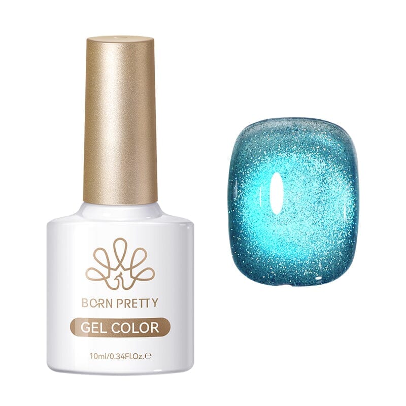 Colored Cat Magnetic Gel Fantasy Island 10ml Gel Nail Polish BORN PRETTY MY16 