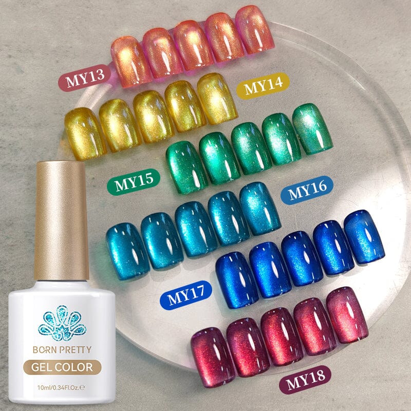 Fantasy Island Colored Cat Magnetic Gel Polish 10ml Gel Nail Polish BORN PRETTY 