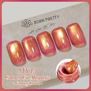 Colored Cat Magnetic Gel MY13 Fantasy Island 10ml Gel Nail Polish BORN PRETTY 