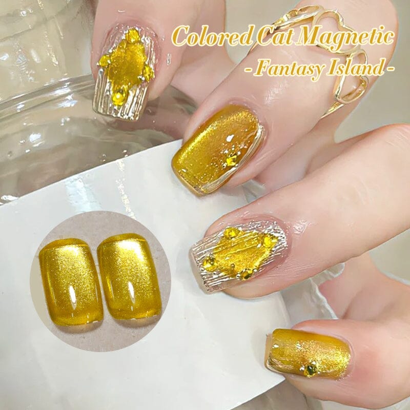 Colored Cat Magnetic Gel MY14 Fantasy Island 10ml Gel Nail Polish BORN PRETTY 