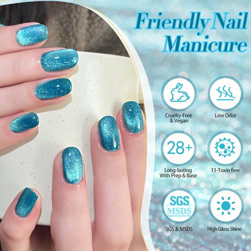 Colored Cat Magnetic Gel MY16 Fantasy Island 10ml Gel Nail Polish BORN PRETTY 