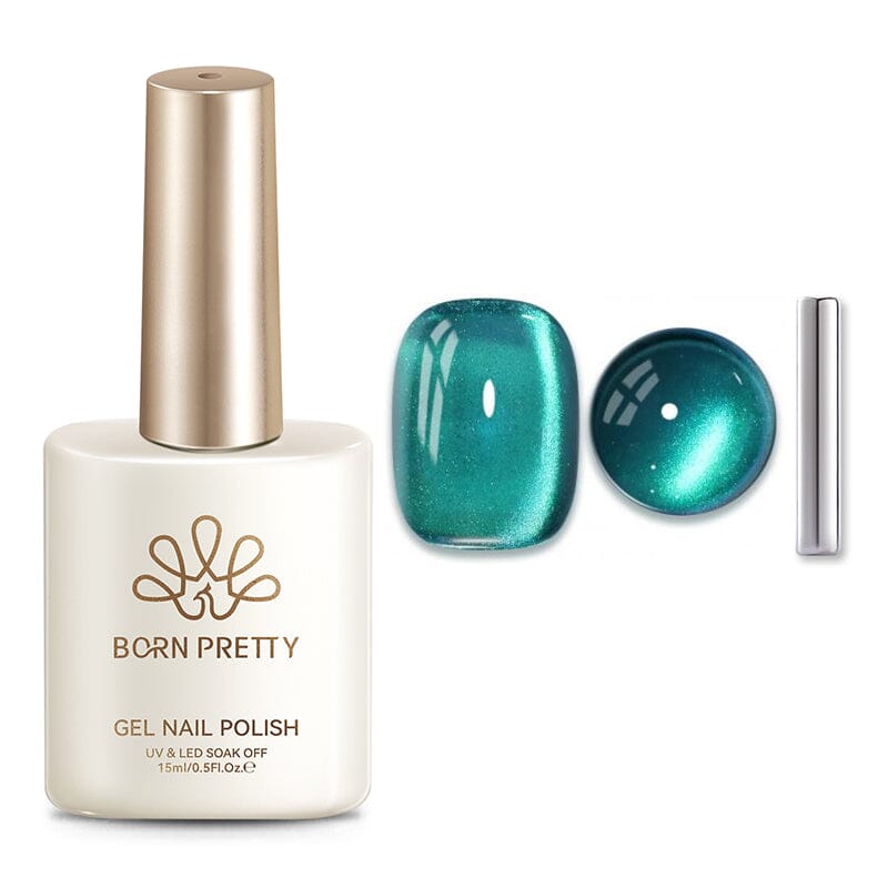 Glass Cat Magnetic Gel MY25 Dreamy Sea 15ml Gel Nail Polish BORN PRETTY 