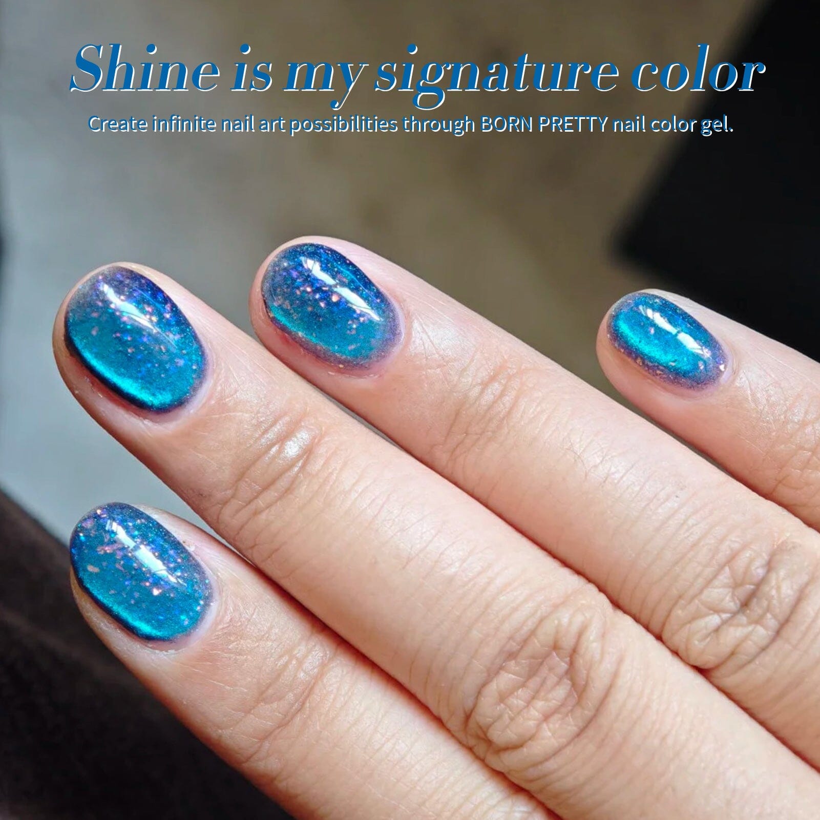Bule Colorful Cat Magnetic Eye Gel Insomniac Island 15ml Gel Nail Polish BORN PRETTY 