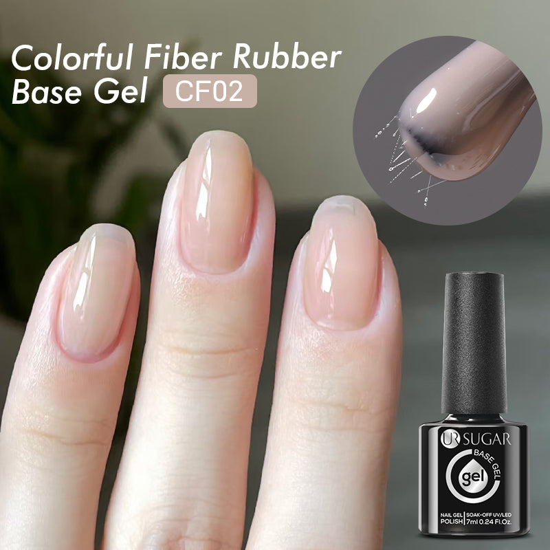 Colorful Fiber Rubber Base Gel CF02 7ml