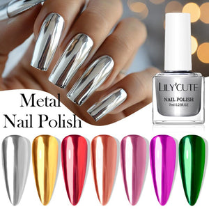 Metal Nail Polish 7ml Nail Polish LILYCUTE 