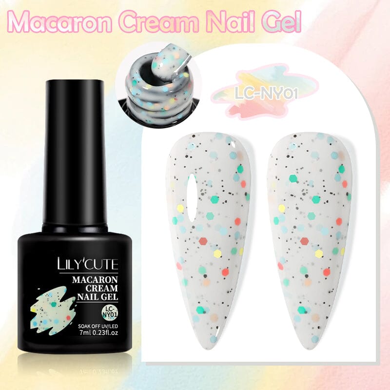 Macaron Cream Nail Gel Polish 7ml Gel Nail Polish LILYCUTE LC-NY01 