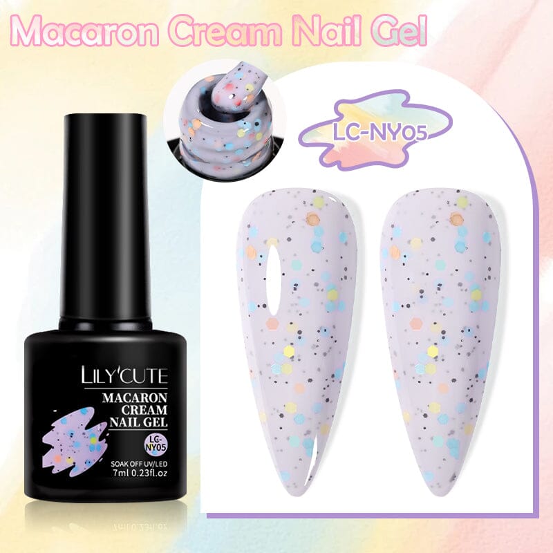 Macaron Cream Nail Gel Polish 7ml Gel Nail Polish LILYCUTE LC-NY05 