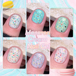 Macaron Cream Nail Gel Polish 7ml Gel Nail Polish LILYCUTE 