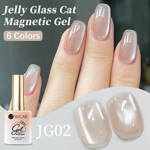 Jelly Glass Cat Magnetic Gel 15ml Gel Nail Polish UR SUGAR 