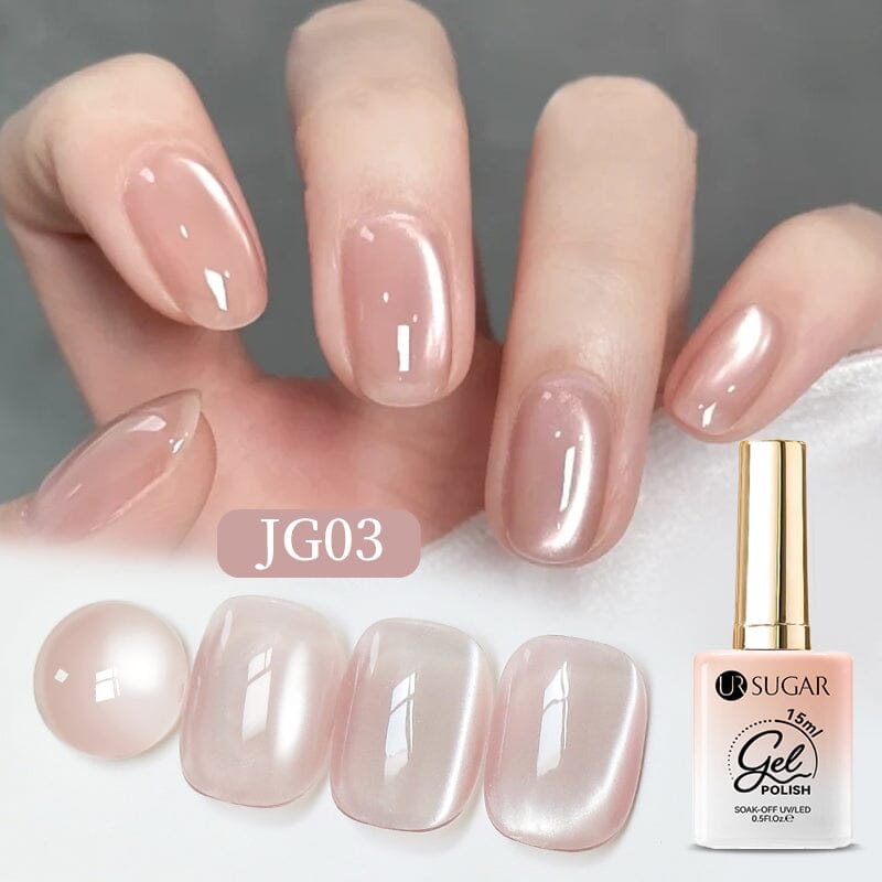 Jelly Glass Cat Magnetic Gel 15ml Gel Nail Polish UR SUGAR 