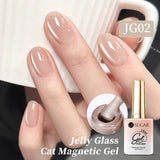 Jelly Glass Cat Magnetic Gel 15ml Gel Nail Polish UR SUGAR JG02 