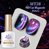9D Cat Magnetic Gel Polish 10ml Gel Nail Polish BORN PRETTY MY28 