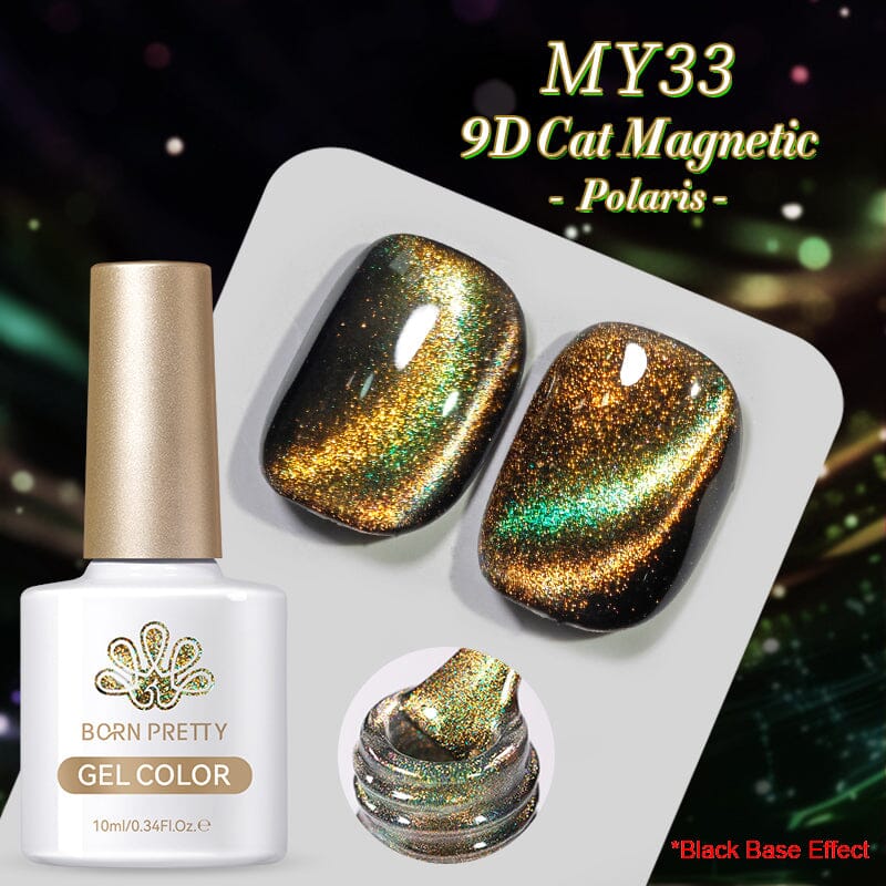 9D Cat Magnetic Gel Polish 10ml Gel Nail Polish BORN PRETTY MY33 