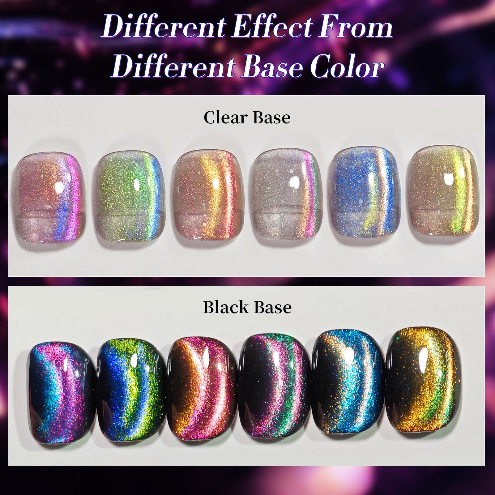 6 Colors 9D Cat Magnetic Gel Polish Set Polaris 7ml Gel Nail Polish BORN PRETTY 