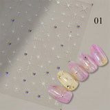 Glitter Starlight Rhinestones 3D Nail Stickers Nail Sticker No Brand 01 