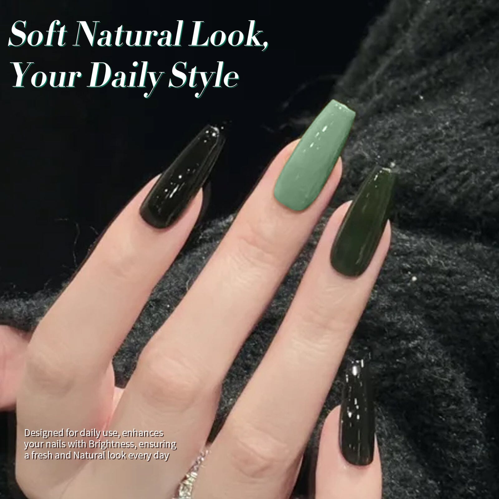 6 Colors Green Gel Polish Set S06 Amazon Rainforest 7ml Gel Nail Polish BORN PRETTY 