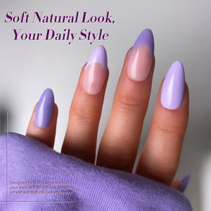 6 Colors Purple Gel Polish Set S08 Lavender Mist 7ml Gel Nail Polish BORN PRETTY 
