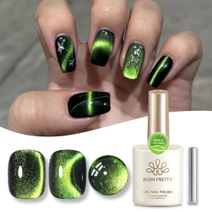 9D Cat Magnetic Gel Polish MY34 Wormhole 15ml HEMA/TPO FREE Gel Nail Polish BORN PRETTY 
