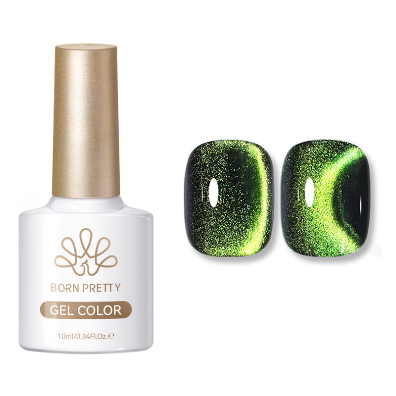 9D Cat Magnetic Gel MY34 Wormhole 10ml Gel Nail Polish BORN PRETTY 