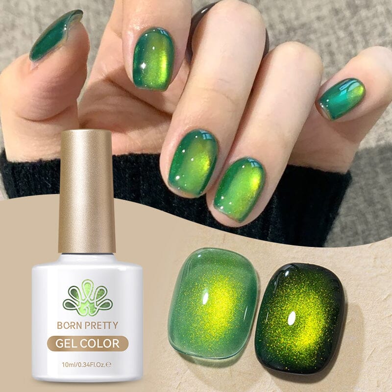 9D Cat Magnetic Gel Polish MY34 Wormhole 10ml Gel Nail Polish BORN PRETTY 